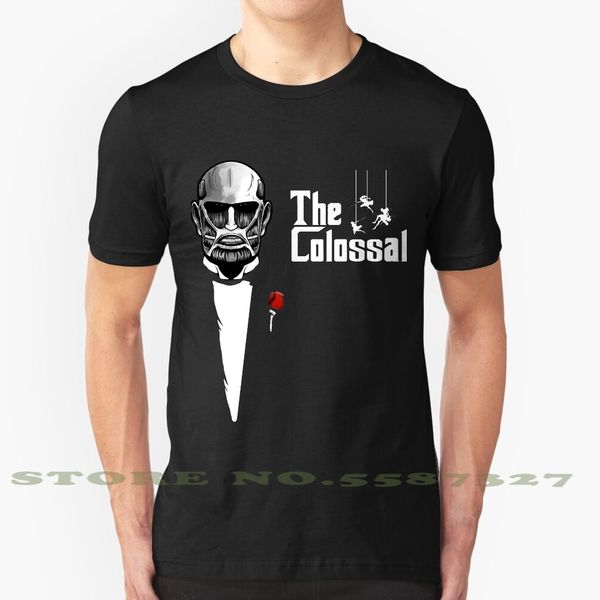 

the colossal black white tshirt for men women shingeki no kyojin japan manga anime legion colossal titans honen soldier fight