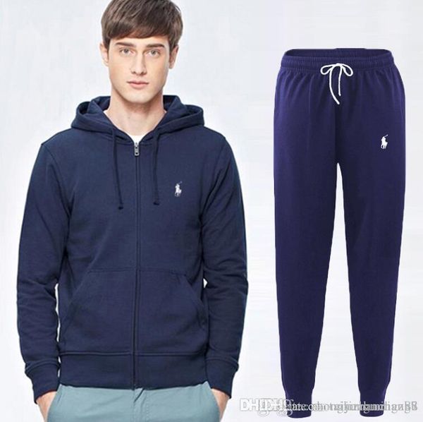 

wholesale autumn men's full zip polo tracksuit men sport suit white men sweatshirt and pant suit hoodie and pant set sweatsuit me, Gray