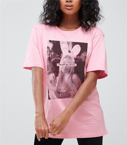 

trust no bitch mean girls t-shirt regina bunny cult wednesday fetch film tee loose plus size tee shirt