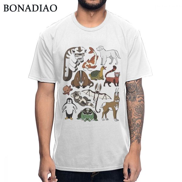

cartoon avatar menagerie appa momo t shirt for man quality graphic tee shirt natural cotton big size camiseta