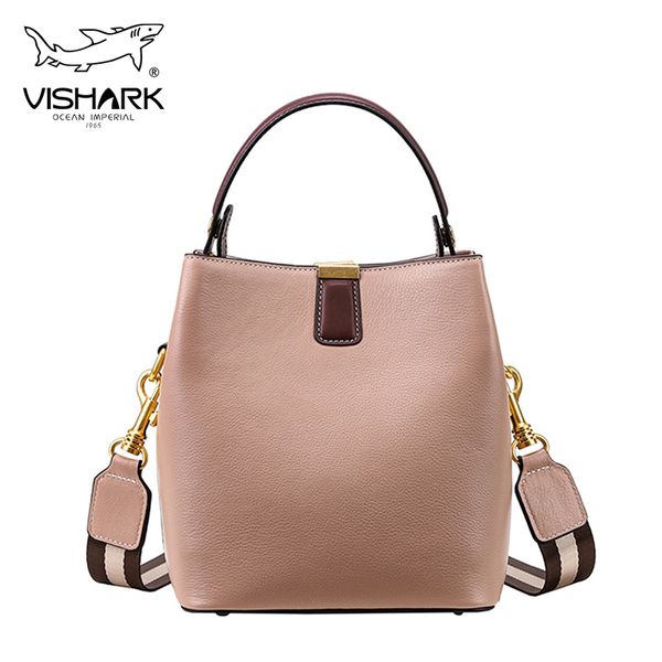 

vishark women's crossbody bags female shoulder bucket bag for lady