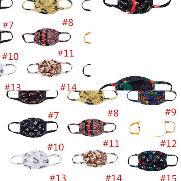 

face fashion mask print women letter masks anti-dust sun-resistant mouth-muffle washable b fa7c
