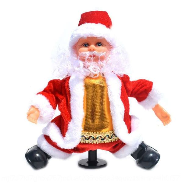 

new and ornaments rotating sliding music electric santa claus doll decorative ornaments gift doll js1gc