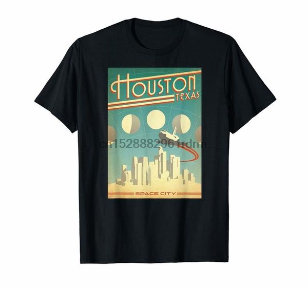 

houston texas space city vintage graphic t shirt 6192