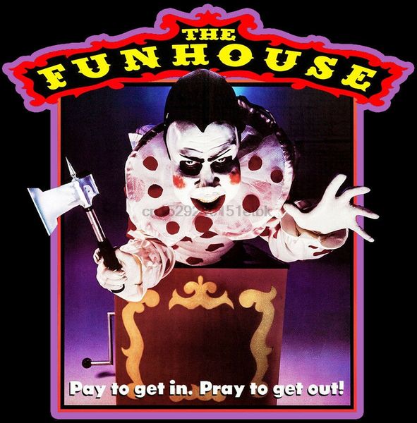 

80 ужасы классик funhouse poster art пользовательских тройник любой размер любой цвет