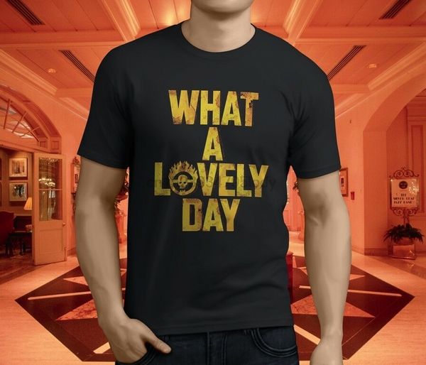 

new what a lovely day mad max fury road movie mens black t-shirt size s-3xl