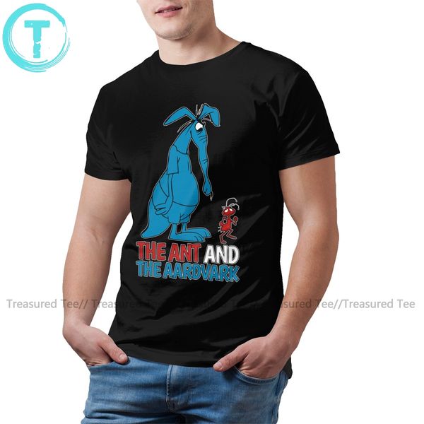 

ant тенниска ant и aardvark футболка смешной printed tee shirt мода хлопок мужские с коротким рукавом большой размер tshirt