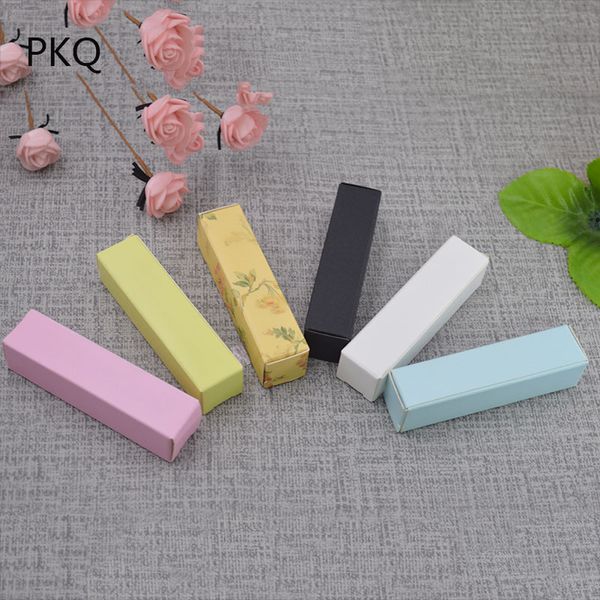 

gift wrap 50pcs/lot,colorful kraft paper box lipstick craft cardboard packaging boxes wedding christmas party packing pack
