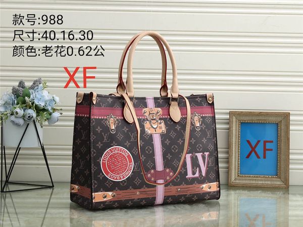 

988 louis favorite multi pochette accessories designr luxary handbag purse pu leather l flower shoulder crossbody bag big tote