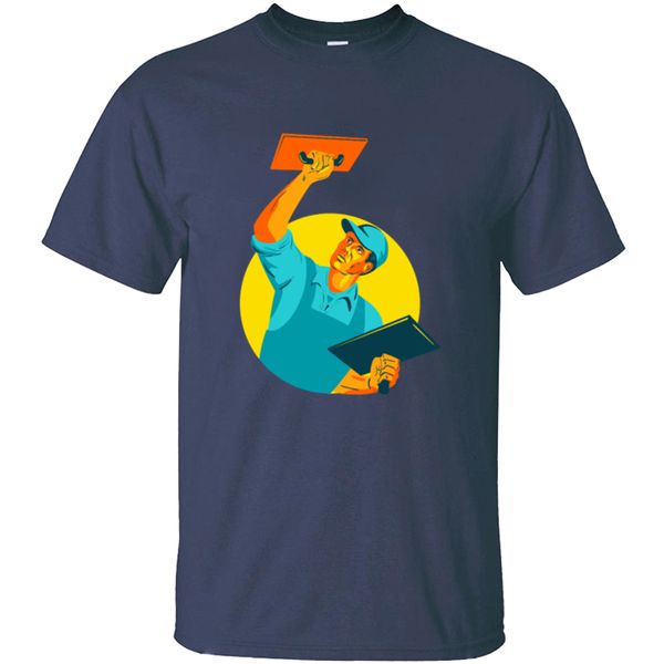 

трикотажной сумасшедшей штукатур кельма wpa tshirt юмор известной одежда классического мальчик девочка футболка 2020 camisas рубашки