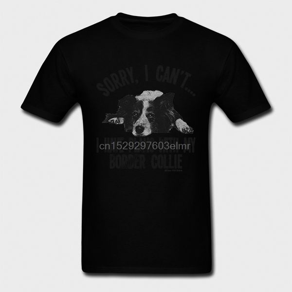 

funny men t shirt white t-shirt tshirts black tee my border collie dog short sleeve men t shirt