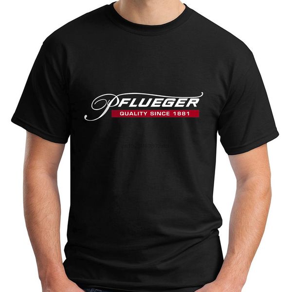 

new pflueger reel fishing logo short sleeve black men t-shirt cool casual pride t shirt men new fashion tshirt free