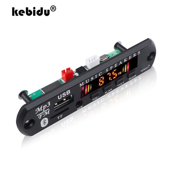 

portable audio & video mp3 players kebidu 5v 12v wireless bluetooth 5.0 mp3 wma decoder board audio module support usb tf aux