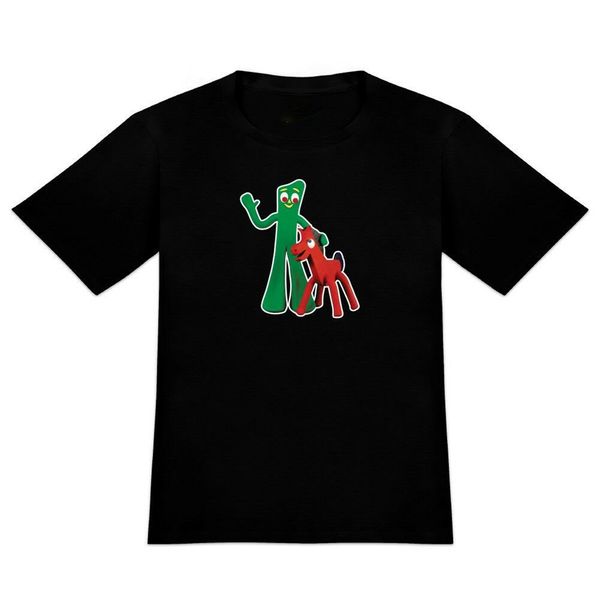 

gumby pokey friends clay art men's novelty t-shirt fashion cool tee shirt