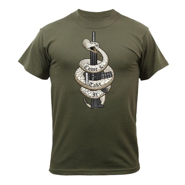 

t-shirt come and take it olive drab mens military printed 61560 rothco custom printed tshirt summer men fashion tee