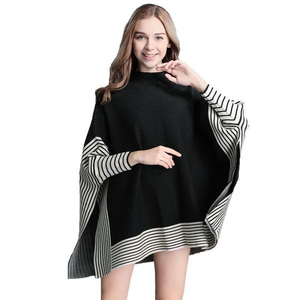 

korean style cotton knitted plus size vintage causal loose oversized autumn pullover sweater women sweaters clothes 2020 coat, White;black