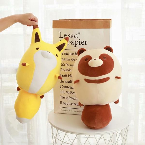 

lovely new 30cm soft plush toy lovely raccoon cute soft stuffed animals doll pillow for girls children kids baby birthday gift mx200716