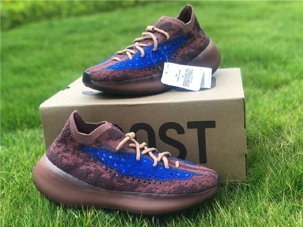 

топ qualit kanye west 380 чужеродных mist azure синий овсяные 3m reflective мужчины женские кроссовки fz4986 380 hylte glow кроссовки fz4990