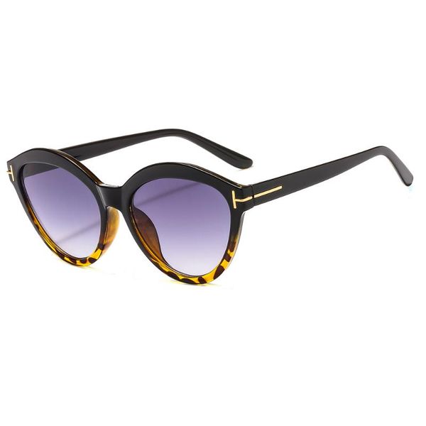 

vintage round sunglasses lightweight cay eye plastic material lenses 9056 uv400 protection eyewear, White;black