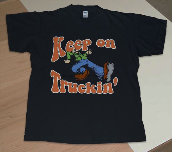 

rare keep on truckin tee shirt from 70s new reprint top