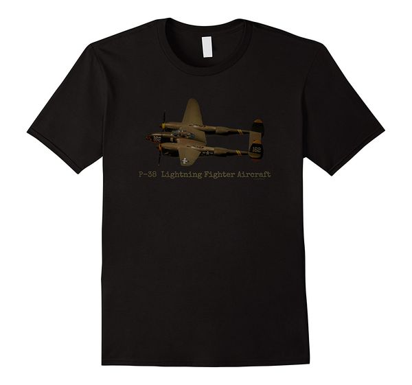 

2019 fashion ww2 p38 ww2 collector shirt tee shirt