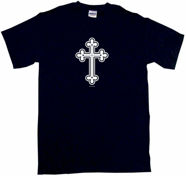 

greek epiphany cross logo mens tee shirt pick size &amp color small - 6xl
