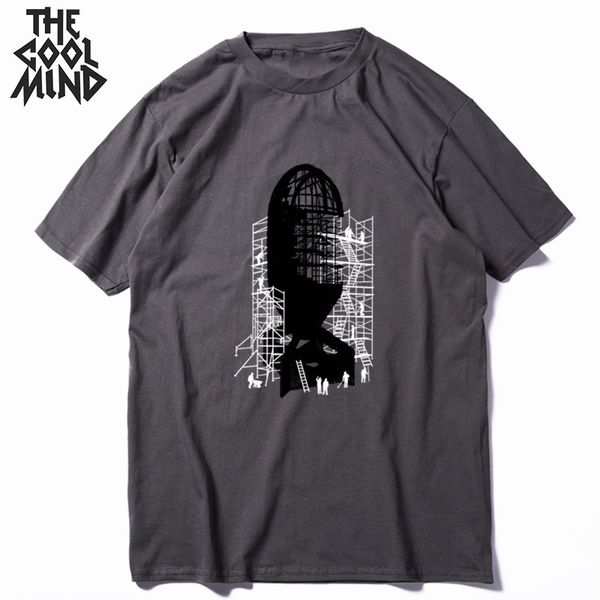 

coolmind pure cotton short sleeve cool amazing men t shirt casual summer loose men t-shirt o-neck tshirt mens tee shirts qi0101a