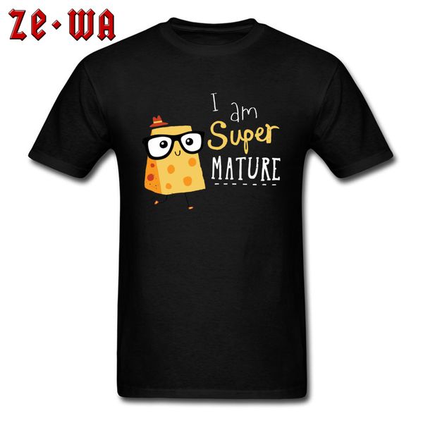 

super mature funny yellow cartoon t shirts pure cotton round collar man shirt fashionable tees faddish t-shirt