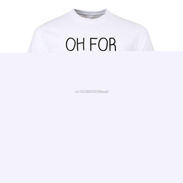 

t-shirt oh for fox sake men's white popular tagless tee shirt
