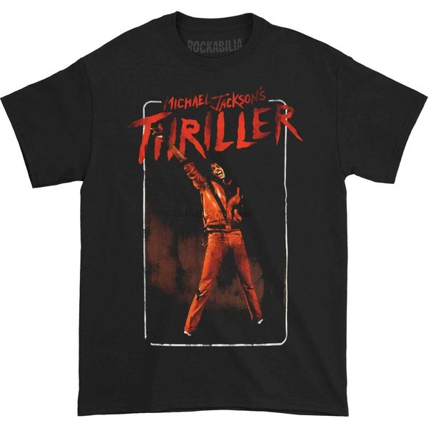 

michael jackson mens mj thriller t shirt black