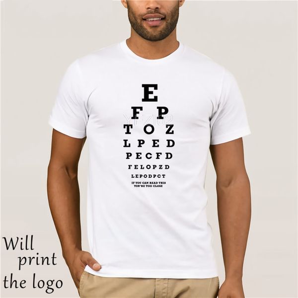 

too close eye chart