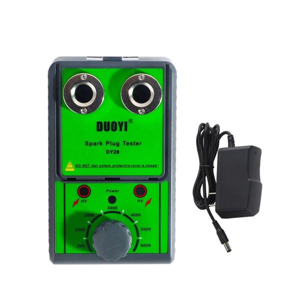 

duoyi 28 12v dual hole car tester ignition plug analyzer tools gasoline vehicles petrol car ignition tester us plug