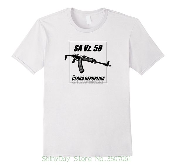 

t shirt funny t-shirt men czech vz58 rifle sa vz. 58 ceska republika vz2008
