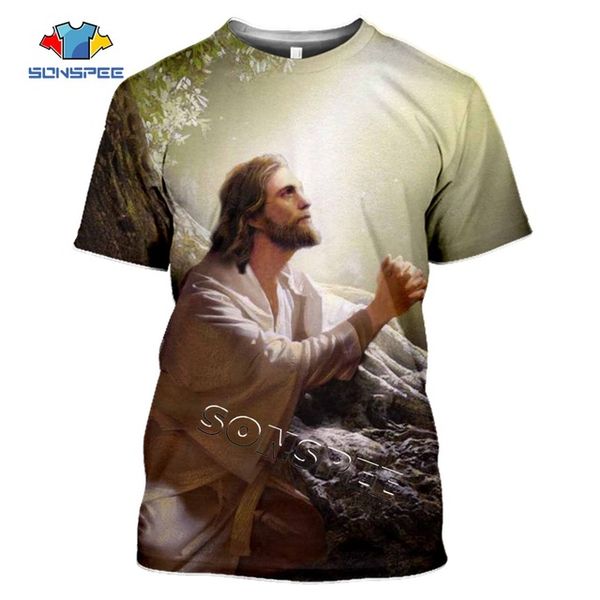 

summer homme clothing god cartoon men religion christ jesus 3d print shirts funny oversized hippie men clothing