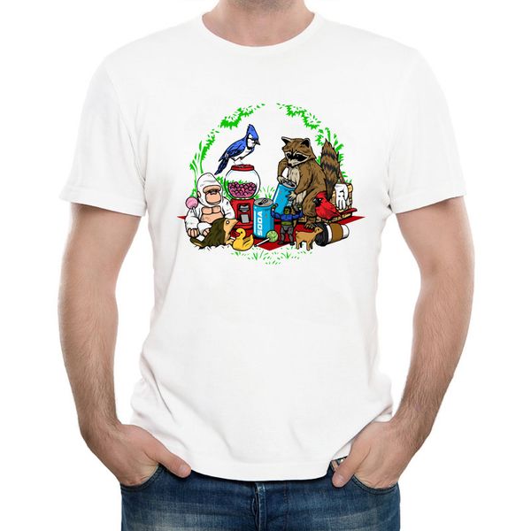 

new 2019 men's funny animal party design t shirt summer cool soft short sleeve tee