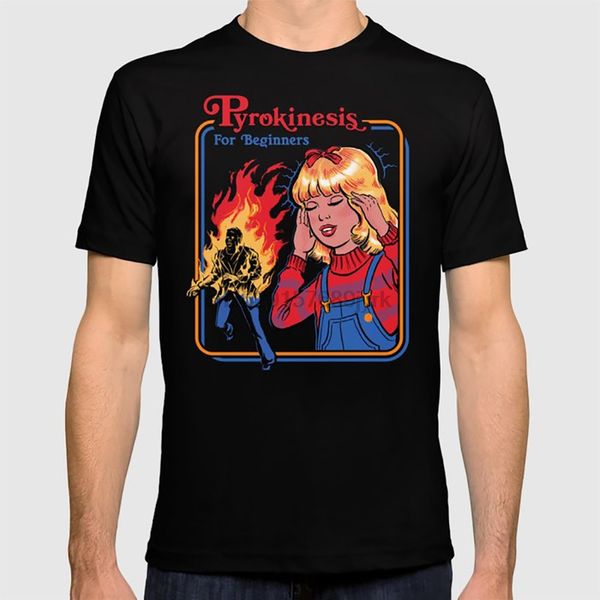

pyrokinesis for beginners t shirt 70s retro vintage seventies fire pyrokinesis