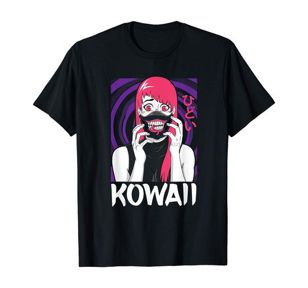

anime girl yandere horror face alien kawaii goth cosplay t-shirt