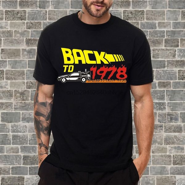 

classic 40th birthday 1978 back to the futures delorian funny t shirt