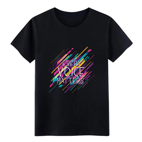 

every voice mat ters i speech therapists t shirt custom cotton size s-3xl clothing gift funny spring cool shirt