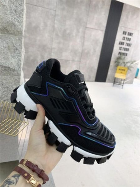

new fashion men designer shoes cloudbust thunder low outdoor mesh refective unise black sole off luxury white casual women shoes