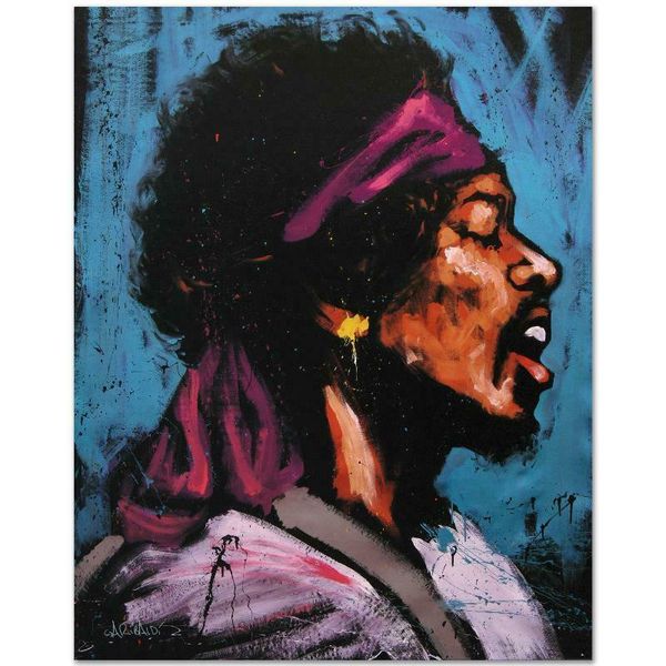 

дэвид гарибальди «jimi hendrix» домашний декор ремесла / hd печати картина маслом на холсте wall art canvas картинки 7188