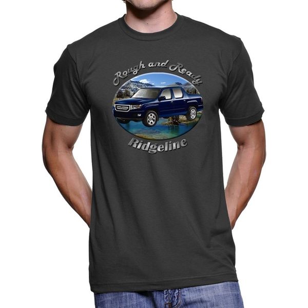 

2019 new summer tee shirt японский автомобиль ridgeline грубый и готовы men`s темный t-shirt прохладный футболку