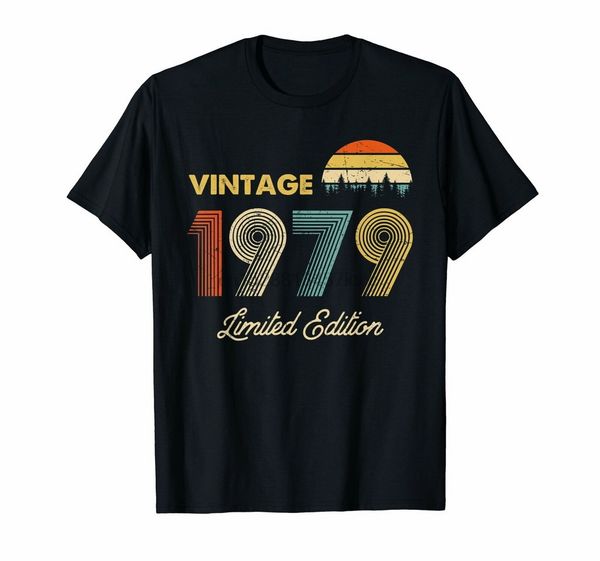 

vintage 1979 40th birthday gift for 40 years old men women t-shirt tee shirt breathable