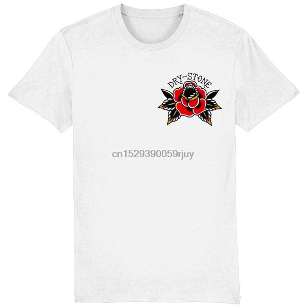 

rose tattoo (мужской) белая футболка old school tattoo