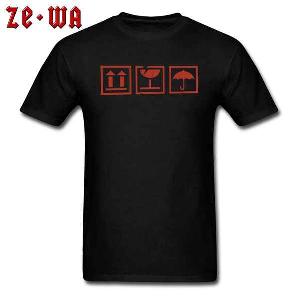 

хрупкие мужчины tshirt забавный дизайн футболки xxxl tops graphic tees зонт стекла печать летняя одежда 100% хлопок простой tshirt