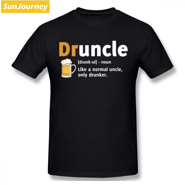 

druncle drunker men t shirt new style rock plus size cotton crewneck custom short sleeve t shirt men