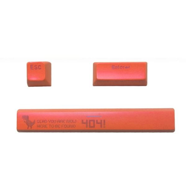 

ak510 mechanical keyboard orange keycaps esc/enter/space 3pcs