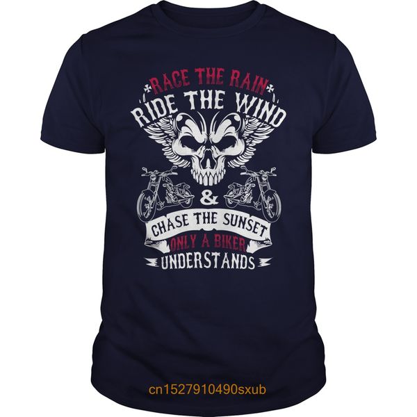 

men tshirt race the rain ride the wind shirt t shirt