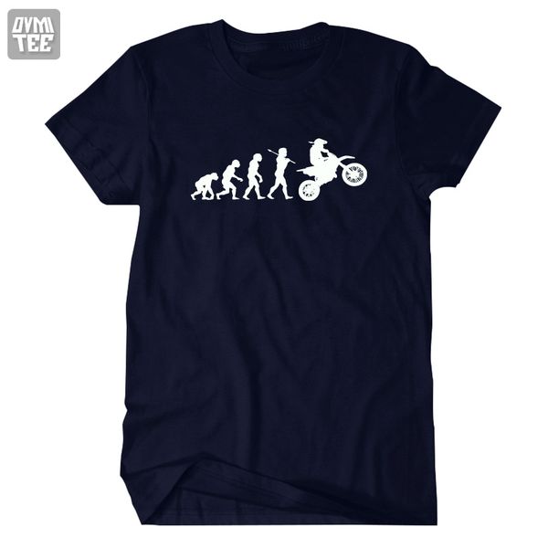 

nerdy evolution motocross t shirt funny 100% cotton moto t-shirt tee s humor s geek dirt summer jersey