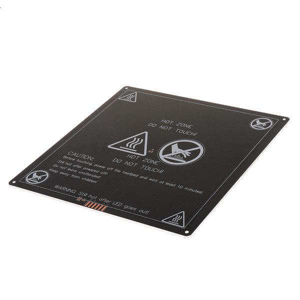 

aluminium heated pcb bed 12v 24v heatbed plat 220* 220 * 3mm for mk3 3d printer
